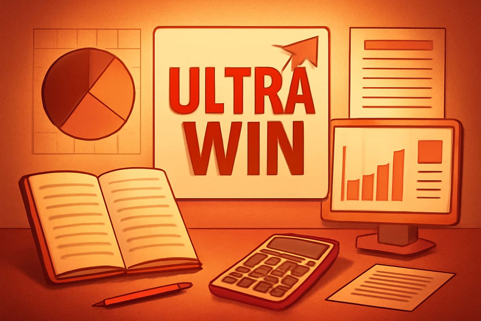 An illustrative scene depicting Ultra Win options and features.