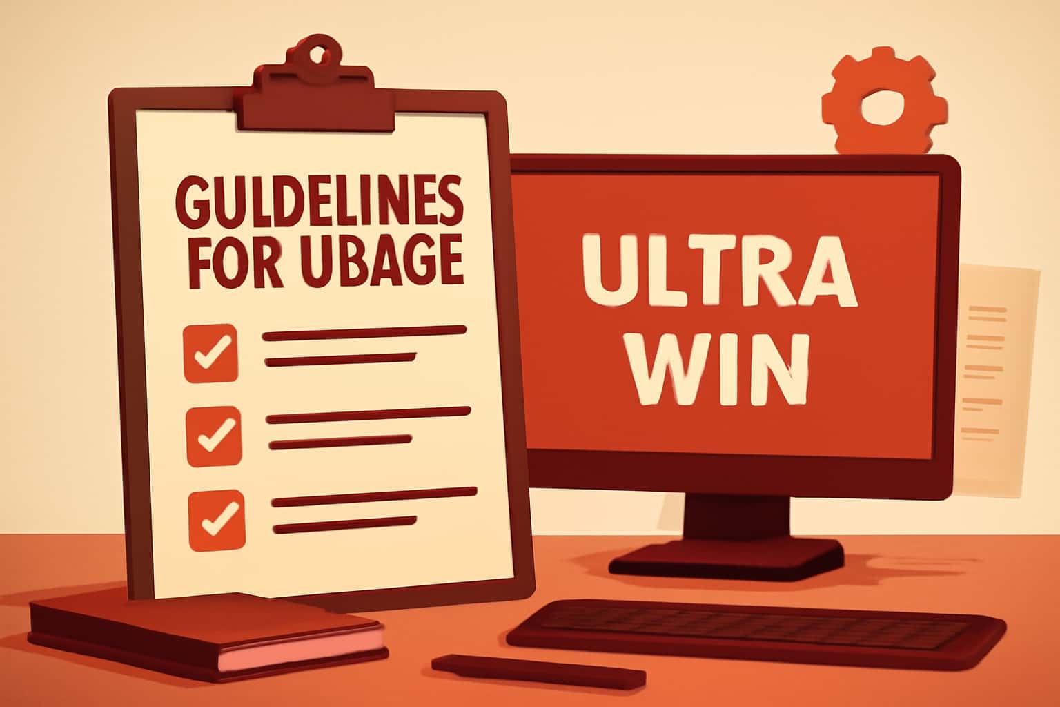An informative scene illustrating the Guidelines for Ultra Win Usage.