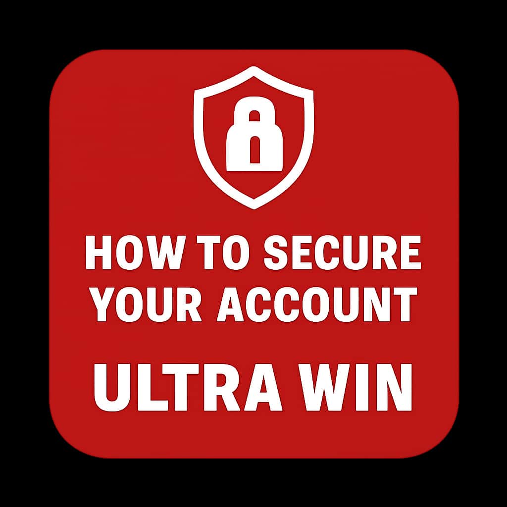 Icon representing Ultra Win account security.