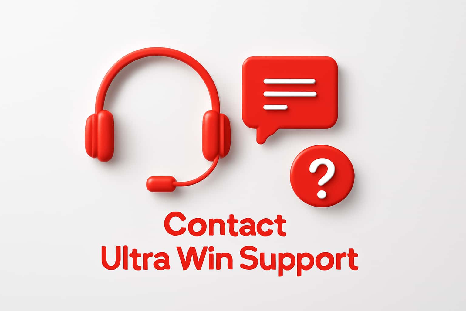 Contact Ultra Win Support Interface