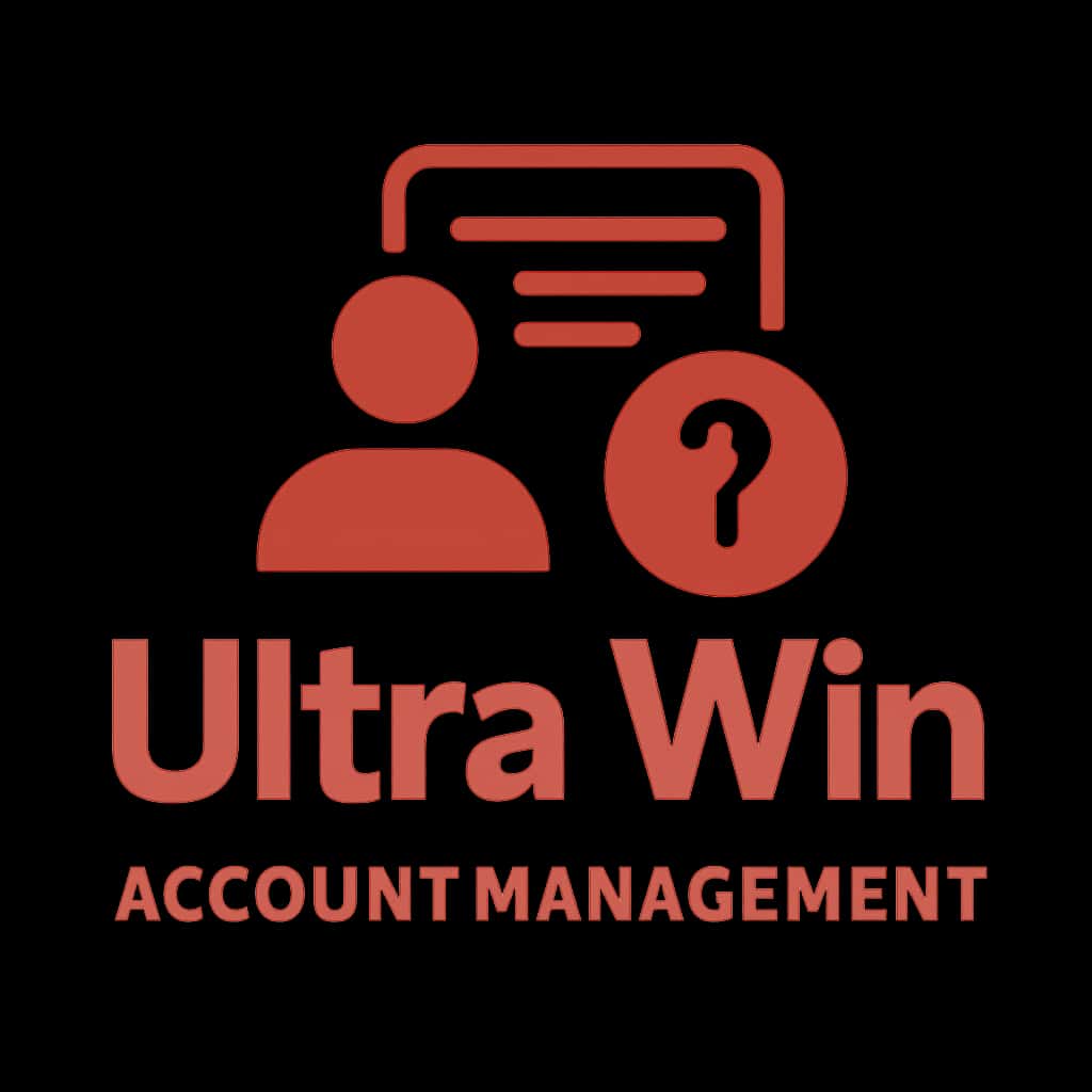 An icon of Ultra Win Account Management showcasing support and guidance features.