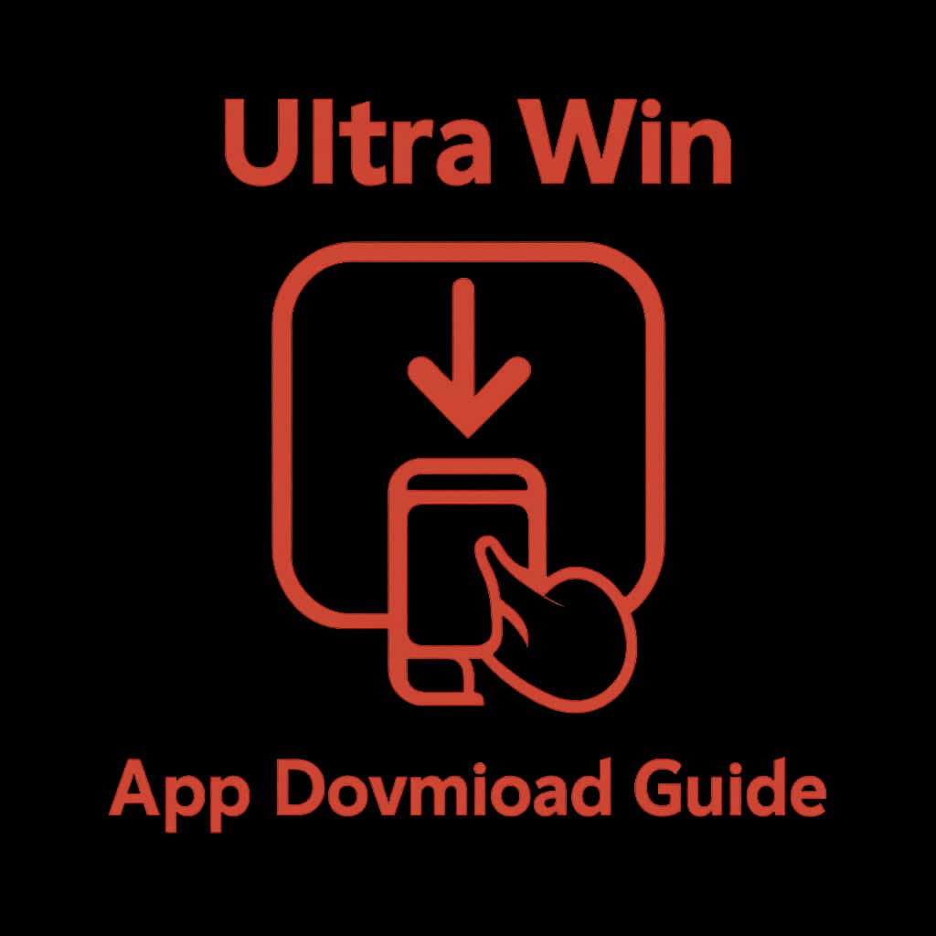 Icon representing the Ultra Win App Download Guide.