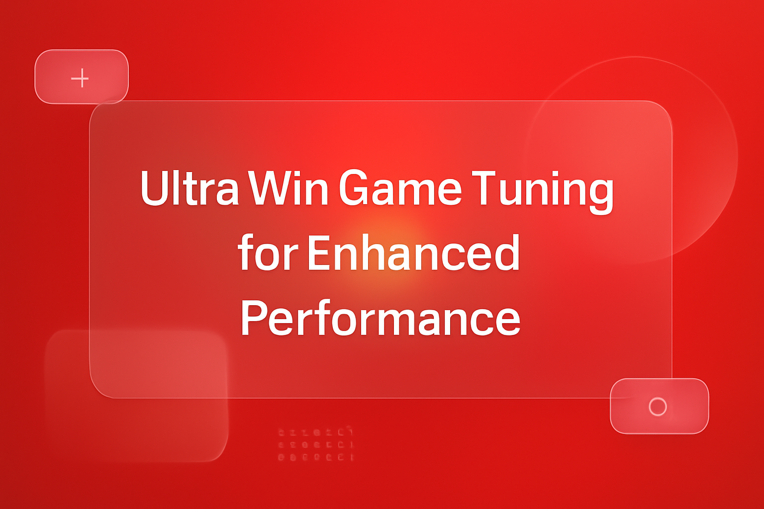 An informative scene illustrating the Guidelines for Ultra Win Usage.