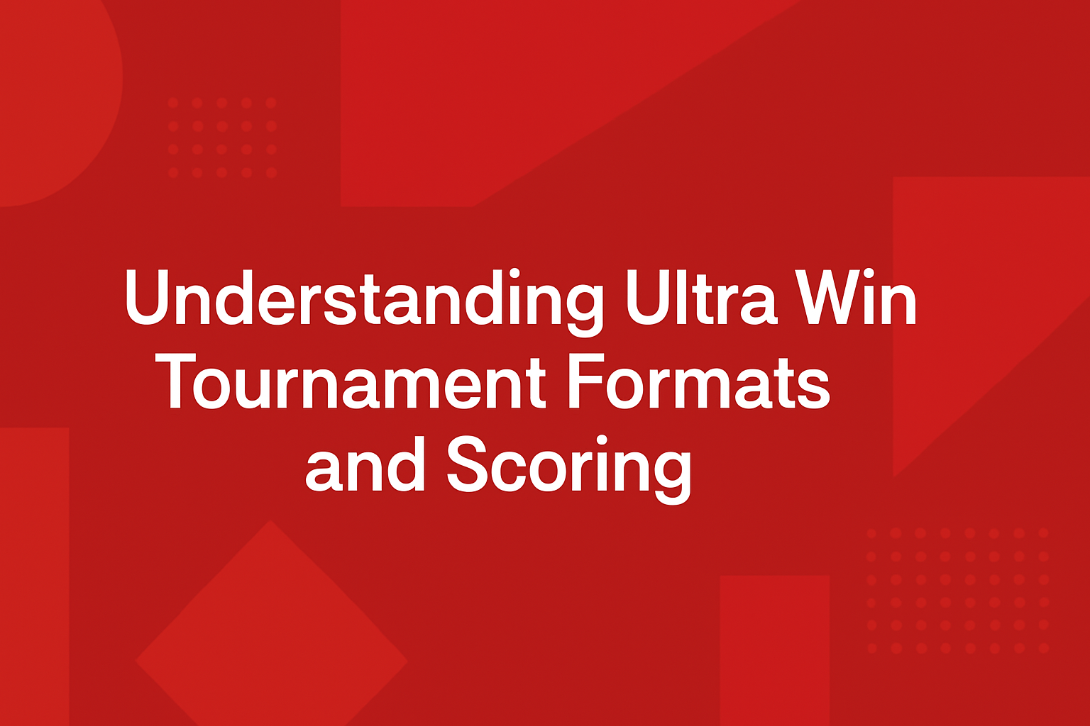 An informative visual representation highlighting the benefits of Ultra Win.