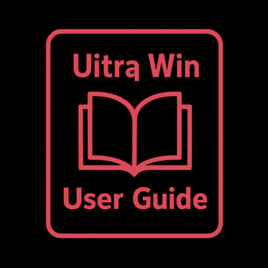 An icon symbolizing the Ultra Win User Guide.
