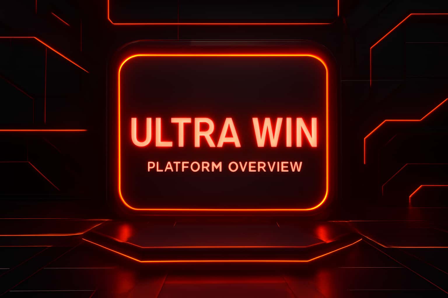 Futuristic gaming platform background